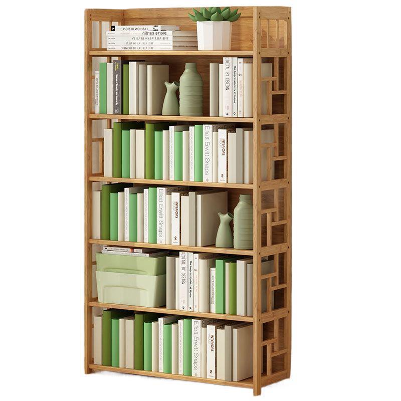 小书架落地简约现代儿童简易书柜置物架桌上收纳创意实木学生多层 - 图3