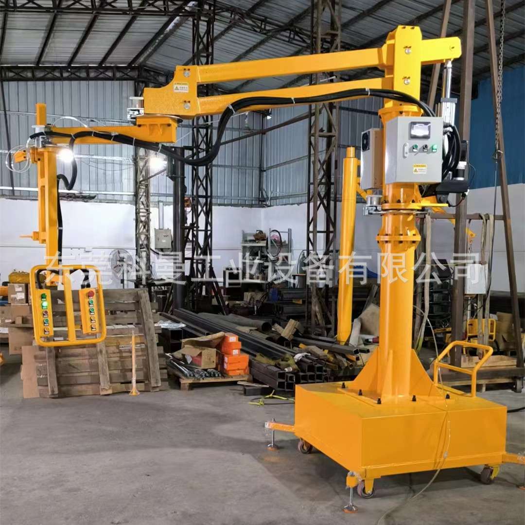 助力臂机械手石墨晶体棒搬运气控夹取翻转硬臂式机械臂上下料 - 图0