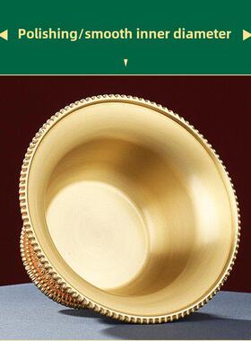 铜制家用摆件供水杯家居客厅创意八吉祥高脚多款供水碗桌面工艺品