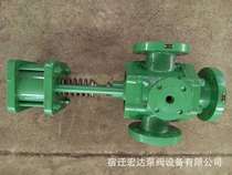 J64H Pneumatic three-way valve insulated screw pump pneumatic insulated valve DN65-80-100 three-way valve