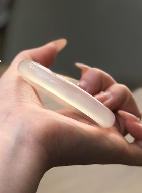 清玉缘正品天然玛瑙手镯女浅香槟金冰种玉髓玉镯子粉色高冰送证书