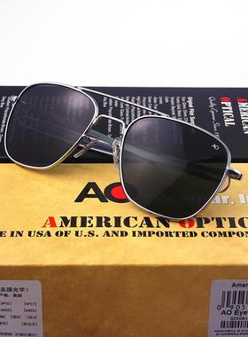 ao飞行员眼镜钢化玻璃偏