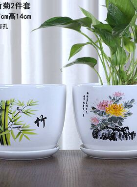 新疆包邮花盆陶瓷大号特