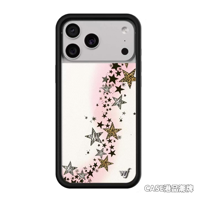 Wildf联名Nailea Devora女孩贴纸苹果15适用iPhone14/13ProMax手机壳欧美ins全包防摔时尚12防摔WF保护套 - 图0