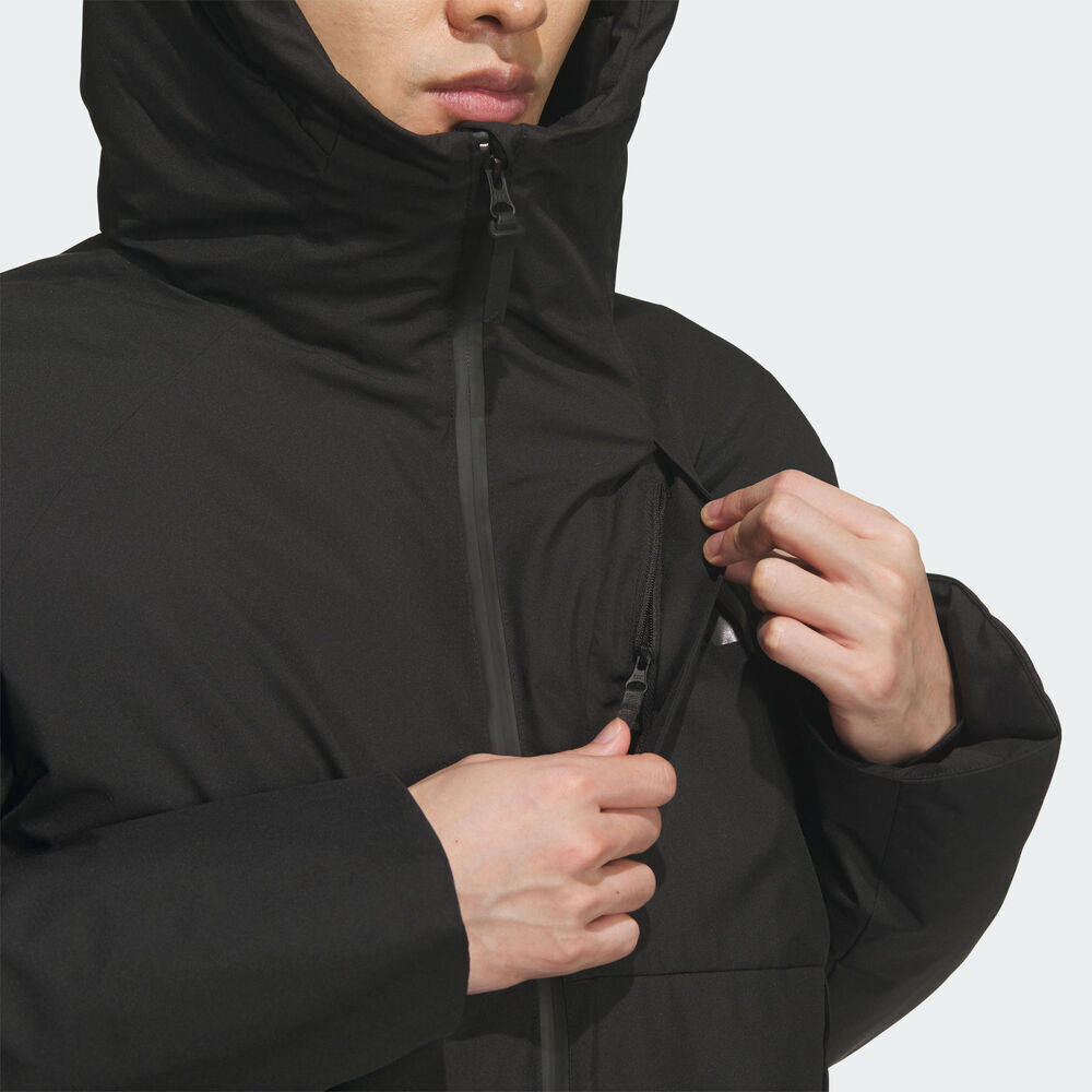 adidas阿迪达斯男子户外运动训练保暖连帽羽绒服外套KQ5505 - 图2