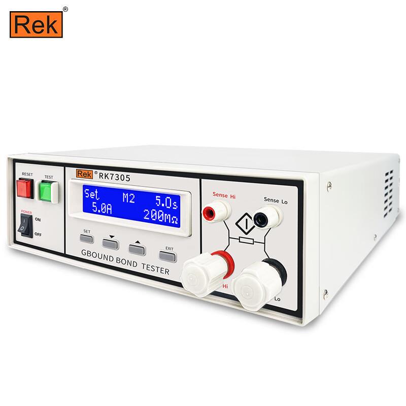 美瑞克RK7305程控接地电阻仪LCD数显30A电气设备电阻仪表 - 图2