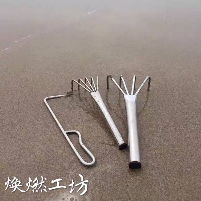 赶海工具.小耙子.赶海耙.园艺耙.贴砖耙.去叶耙沙滩耙子.赶海套装 - 图1