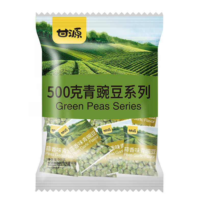 甘源原味青豆500g青豌豆零食坚果炒货干货休闲零食小吃网红零食