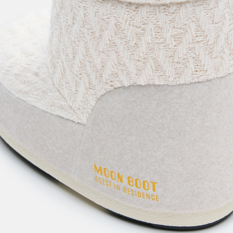 Moon Boot2025秋冬新款男女同款不分左右米白色MB X GIR雪地靴 - 图2
