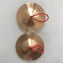 Olff percussion instrument copper wipe 13CM pure copper cymbals Brass Cymbals Thickened iron rub three-sentence half props