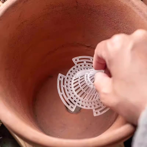 花盆底孔排水罩网垫锥形塑料沥水透气垫片多肉盆栽防漏土防烂根 - 图3