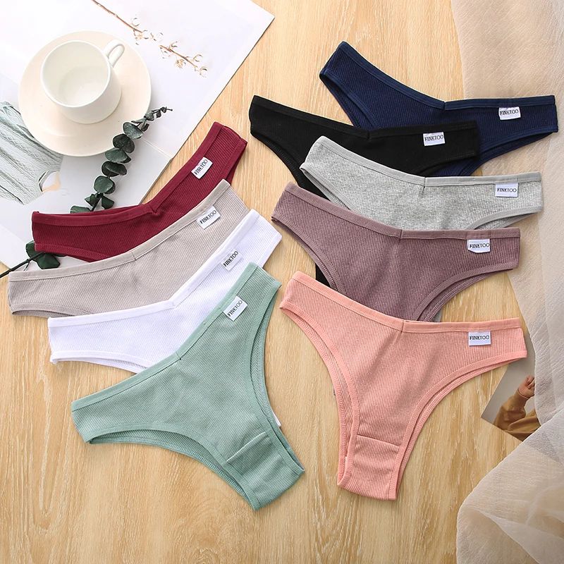 5Pcs/set Women Brazilian Panties Cotton Underwear M-XL Comfo - 图2