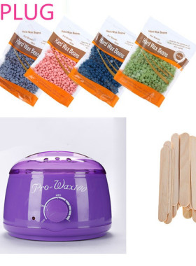 Hot Wax Warmer Heater Machine Hair Removal Beans Waxing Kit