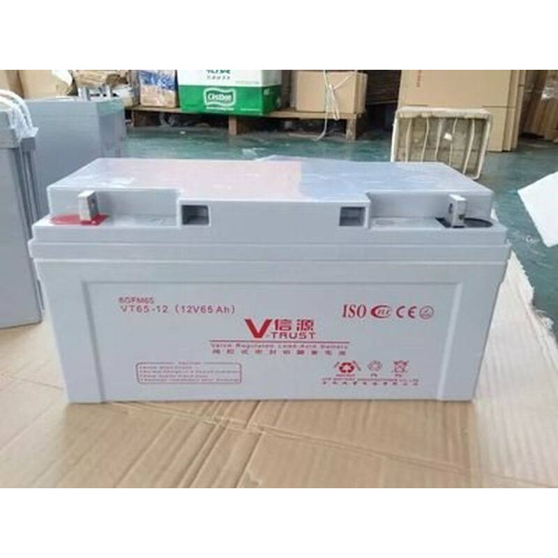 信源蓄电池12V100AH铅酸直流屏VT100-12免维护阀控基站检测设备用 - 图0