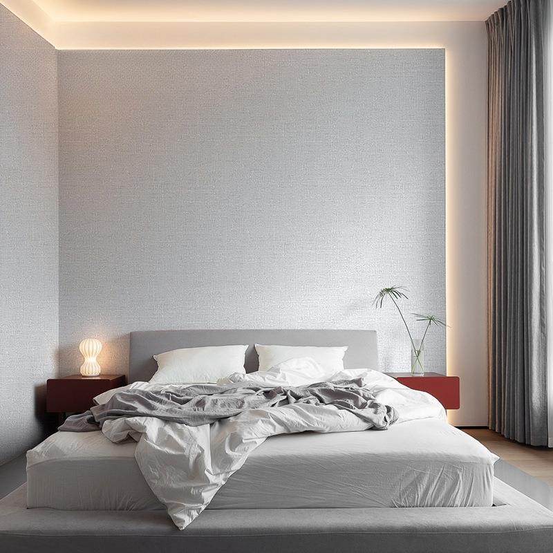 纯色素色日式布纹亚麻墙纸非自粘奶茶色咖色中式客厅卧室壁纸棕色,淘宝优惠券,粉丝福利购,淘宝优惠卷