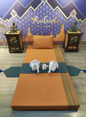 泰国手工白天鹅大象纯经典创意装饰家居无障碍豪华床，办公室书柜