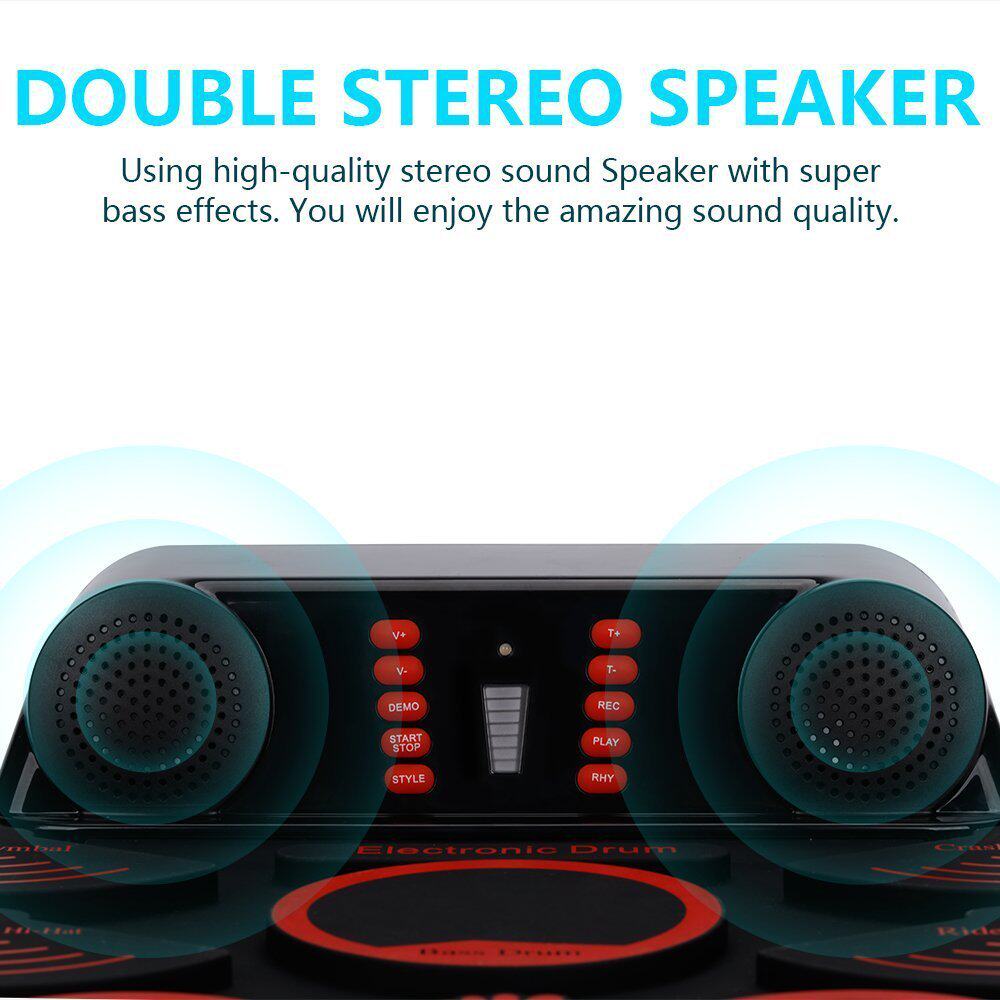 手卷电子鼓9PadRollUpDrumKit硅胶手卷架子鼓儿童打击乐,淘宝优惠券,粉丝福利购,淘宝优惠卷