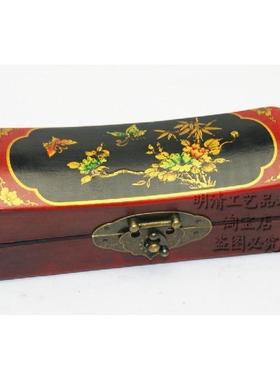木质收纳盒首饰盒皮盒仿古枕头盒仿古木盒仿古