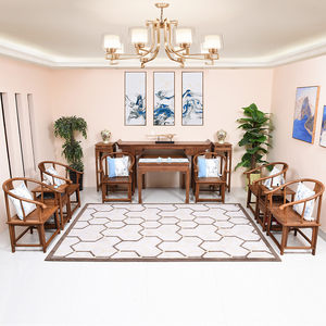 艺铭天下红木家具中堂六件套佛台八仙桌条案鸡翅木供桌圈椅