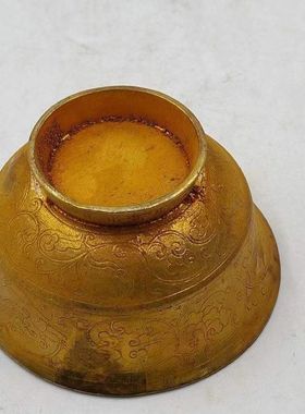 古董古玩批发鎏金纯铜加厚仿古杯子酒杯水杯茶杯文玩乡下收老物件