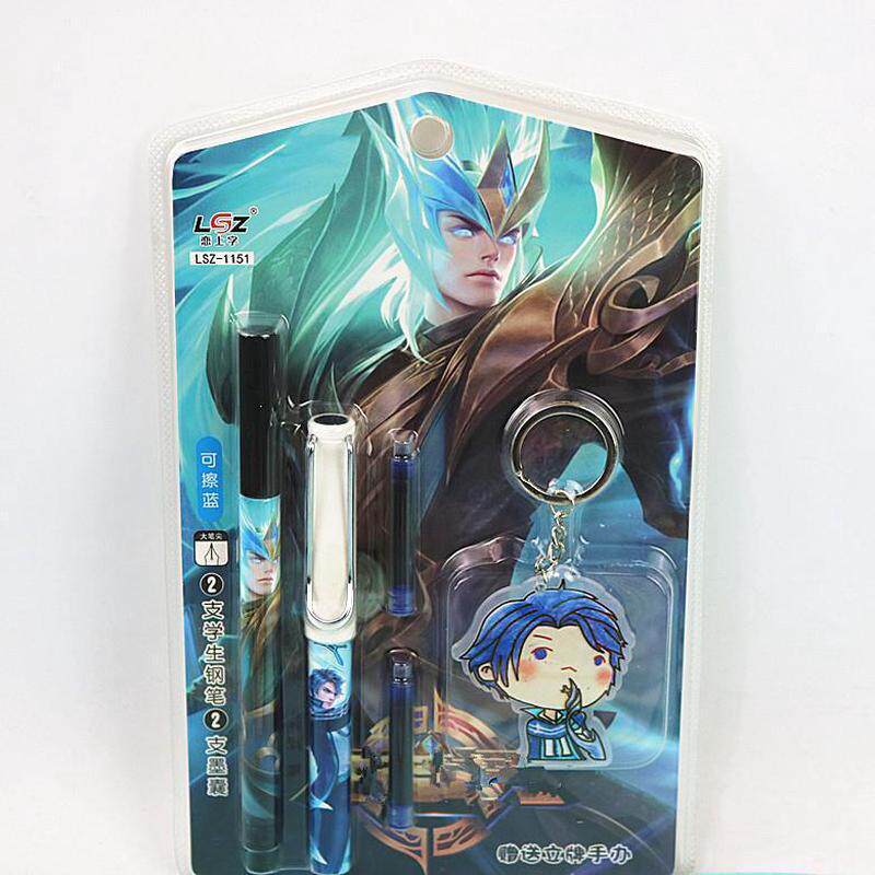 穿越火线手办王者荣耀钢笔小学生三年级专用送手办男孩穿越火线可替换墨囊刚笔