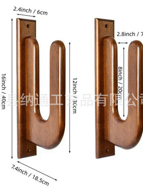 整理雪橇置物架木制墙上壁挂式花瓣木制架滑板收纳架批发