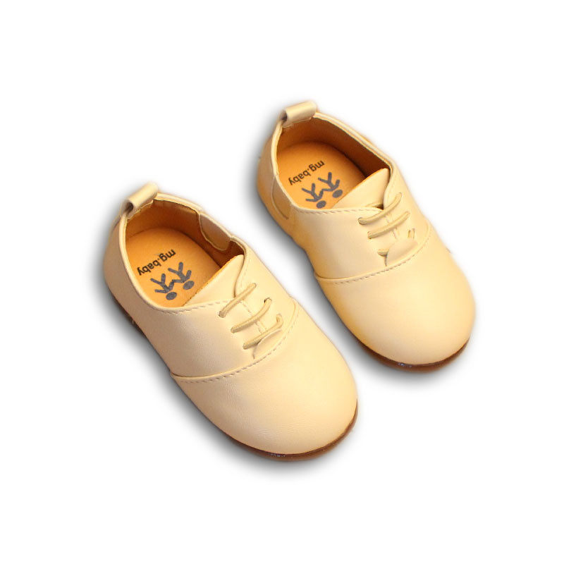 男童演出皮鞋白黑色套脚一脚蹬懒人单鞋女宝宝英伦风拉丁舞豆豆鞋,淘宝优惠券,粉丝福利购,淘宝优惠卷