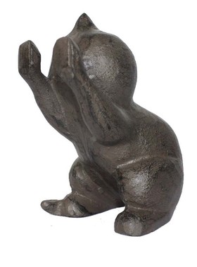 铸铁厂家金属防风小猫门挡  精美铁艺摆件  外贸出口 铁艺直供