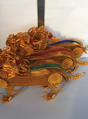 创意大貔貅a】特色旅游纪念品【手工艺品铝丝铝线手编动物模型