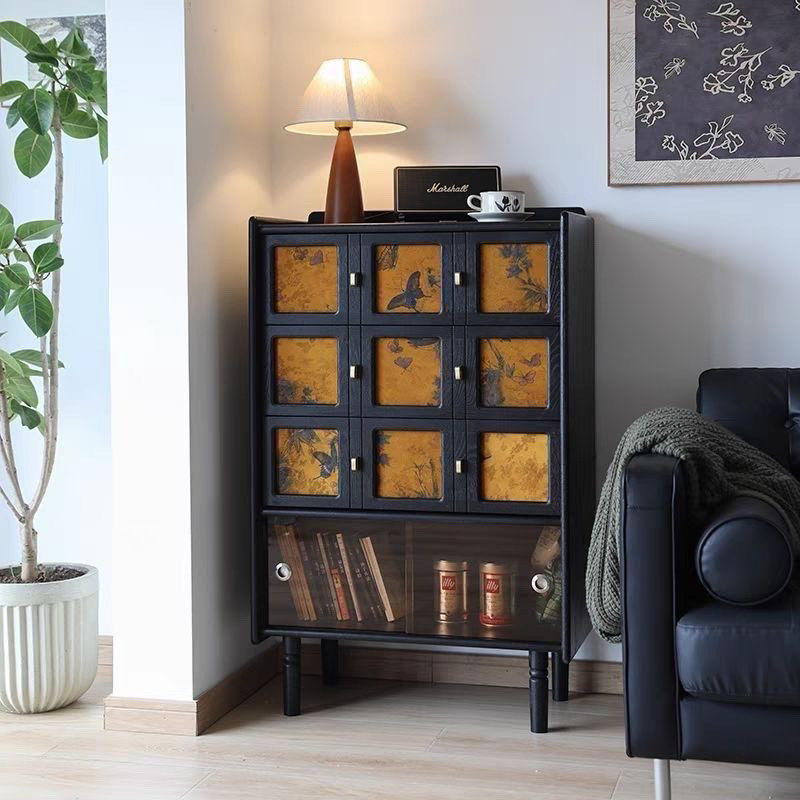 香云纱斗柜餐复古模块实木组合柜中式边客厅电视柜储物柜中古卡门,淘宝优惠券,粉丝福利购,淘宝优惠卷