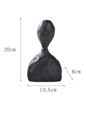 现代北欧极简样板房酒店摆场软装饰品抽象人物艺术品陈设家居摆件