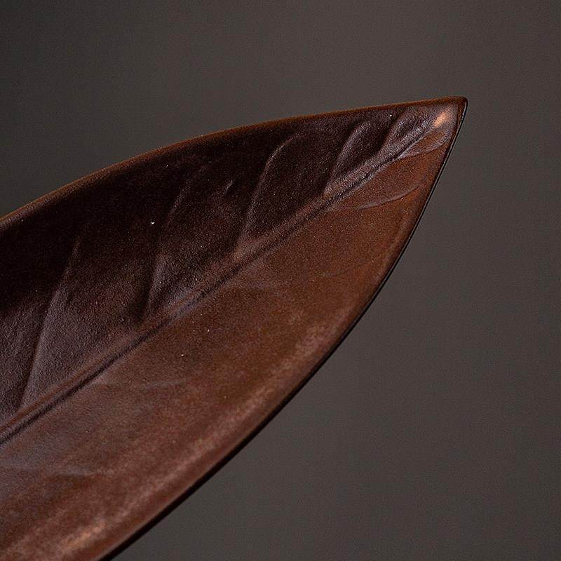 仿古柳叶陶瓷香炉线香香插家用室内熏香檀香创意线香炉香薰炉禅意,淘宝优惠券,粉丝福利购,淘宝优惠卷