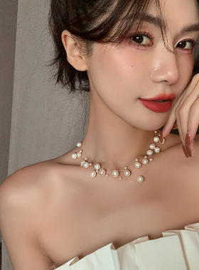 施家满天星淡水珍珠项链