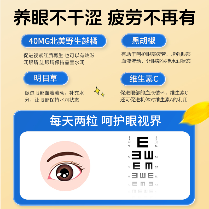 霍巴赫儿童dha叶黄素幼儿青少年学生呵护视力鱼油胶囊护眼宝正品