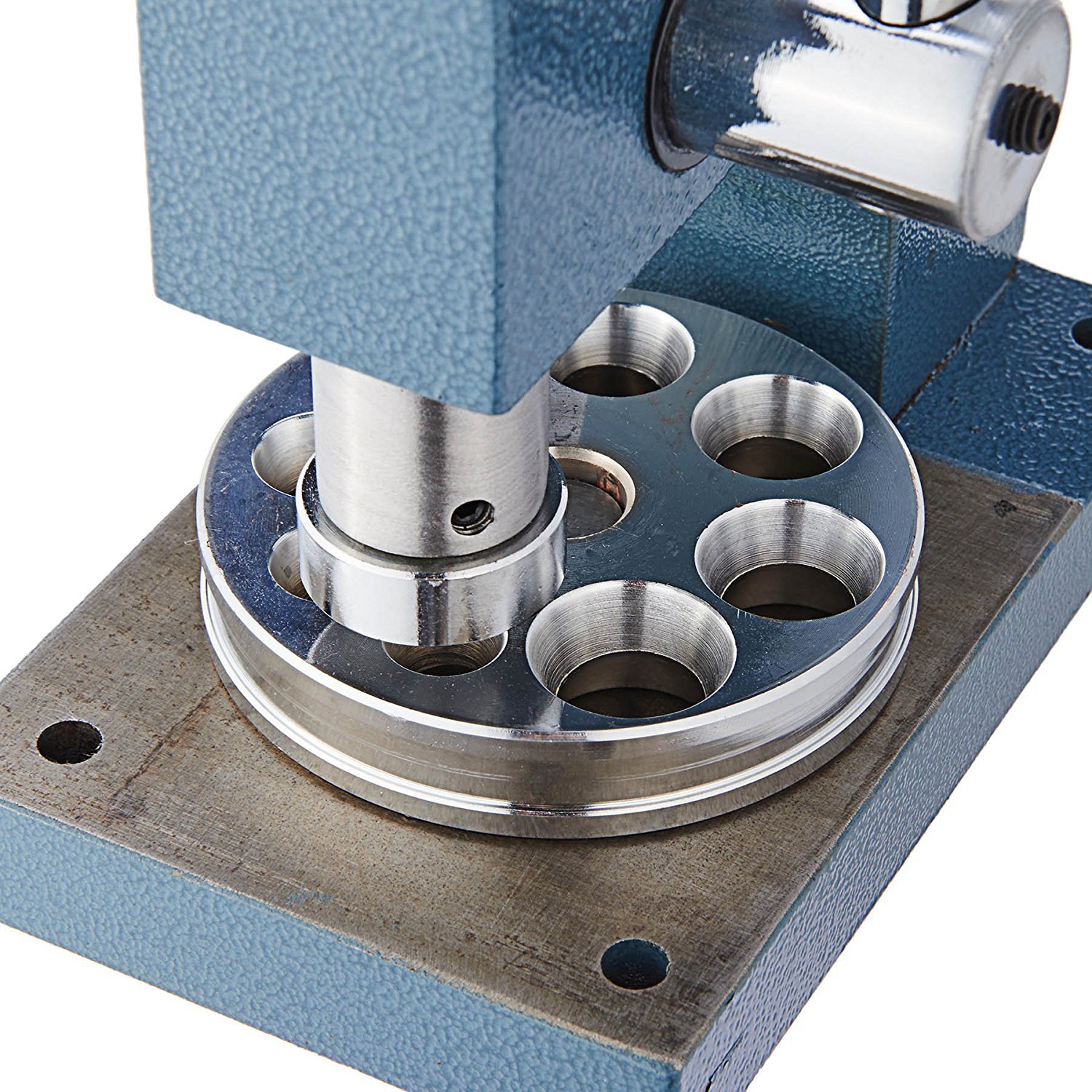 Mini blue single pole ring expander, ring size adjuster, ring resizing and round jewelry tool