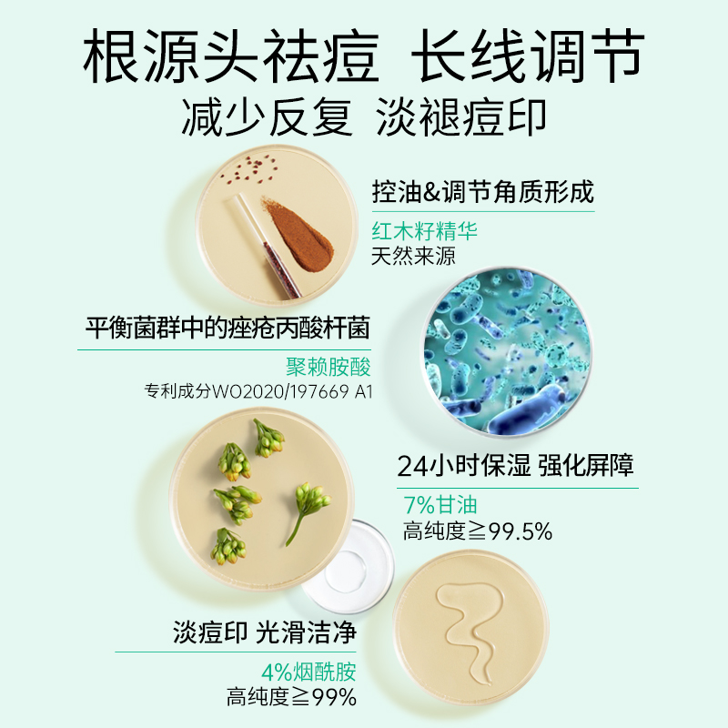 TOPICREM特碧润源头祛痘控油平衡乳淡痘印去闭口粉刺保湿改善肌肤