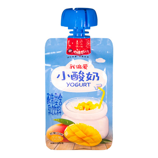心迪妈妈我偏爱小酸奶130g袋装 儿童酸奶含乳饮品
