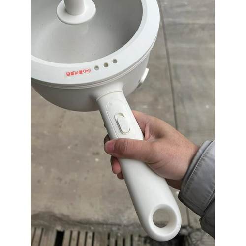 电煮锅宿舍学生小电锅多功能一体小型家用电热锅煮面小白锅 - 图1