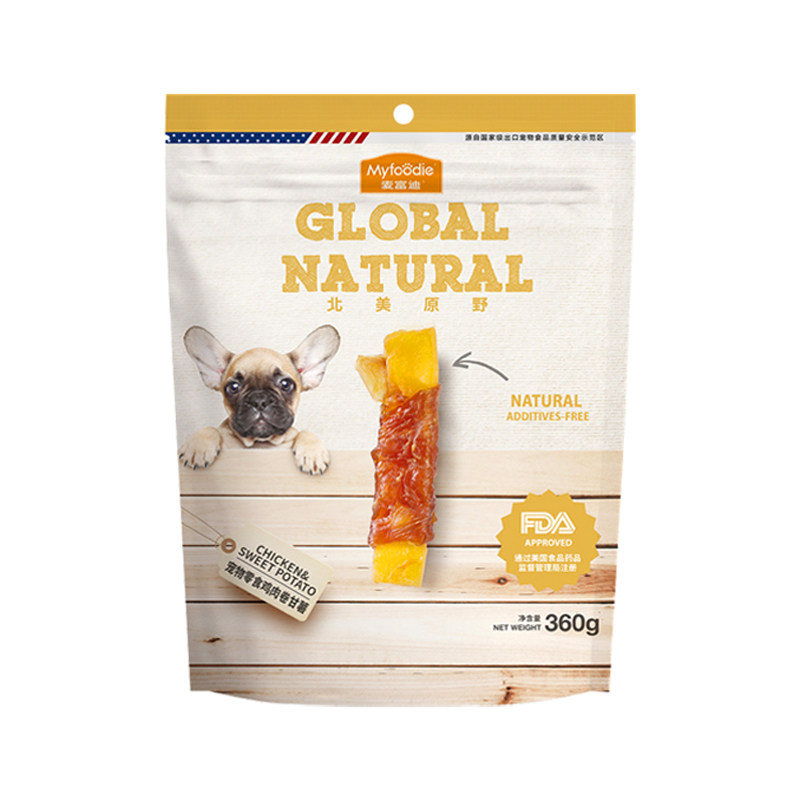 麦富迪狗零食北美原野鸡肉甘薯360g成犬幼犬泰迪金毛零食训练奖励,淘宝优惠券,粉丝福利购,淘宝优惠卷