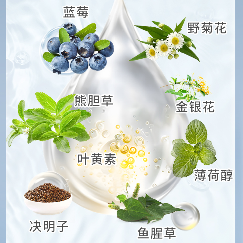香港叶黄素滴眼液正品官方旗舰店成人儿童蓝莓眼药水去红血丝护理