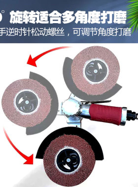 气动拉丝机打磨机不锈钢小型手提式抛光机凹槽家具焊缝斑点磨光机
