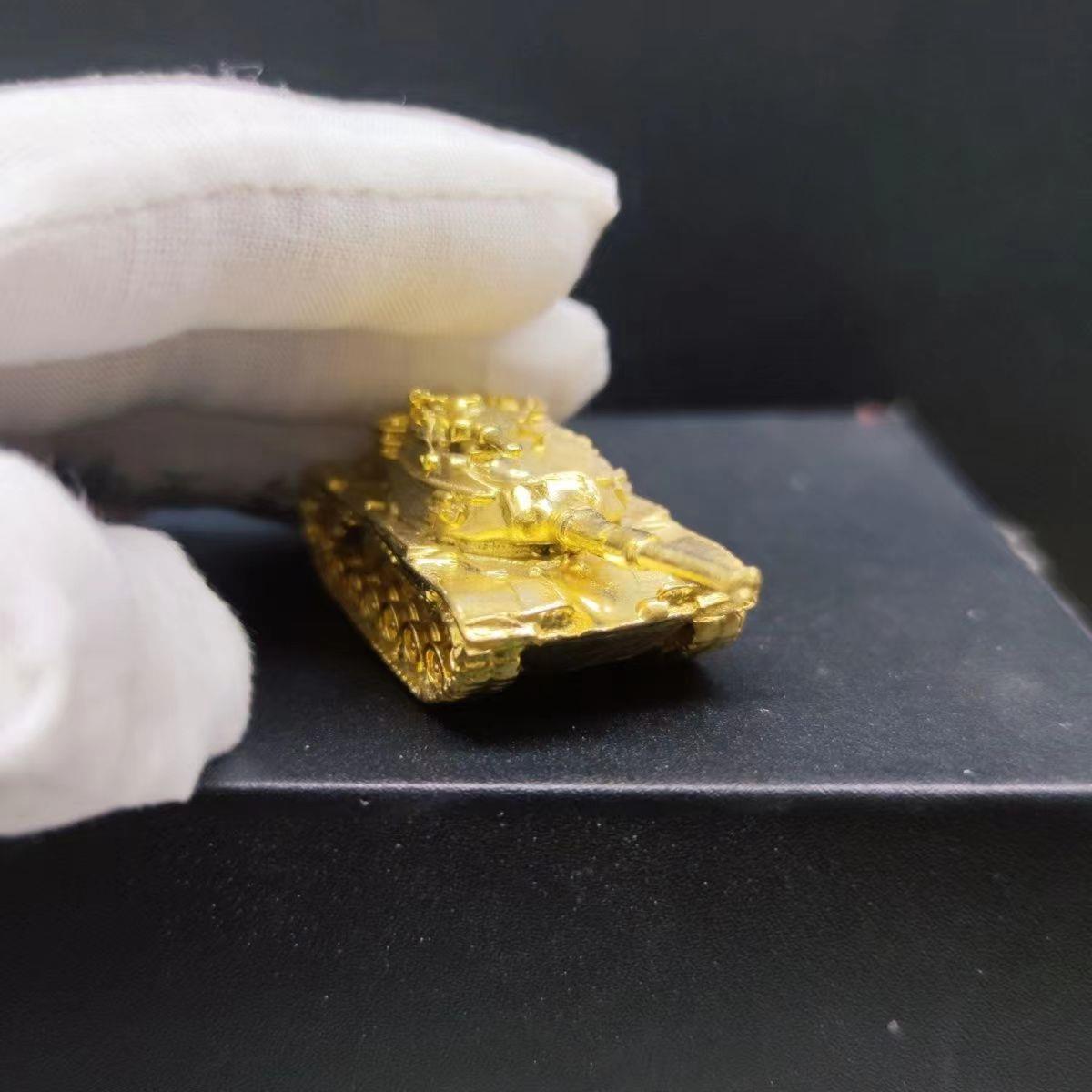 纯铜实心德国豹1A重型主战坦克1:72金属成品模型装饰图可着色 - 图2