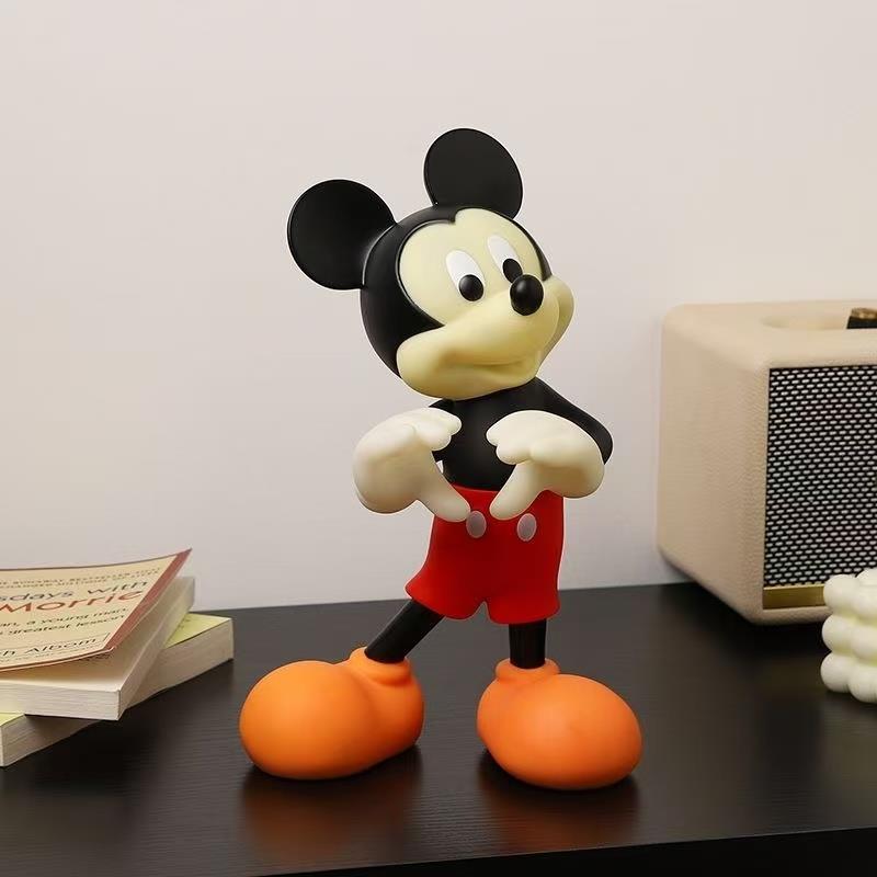 米奇潮玩手办米奇摆件卡通风酒柜电视柜玄关卡通装饰品送礼物 - 图3