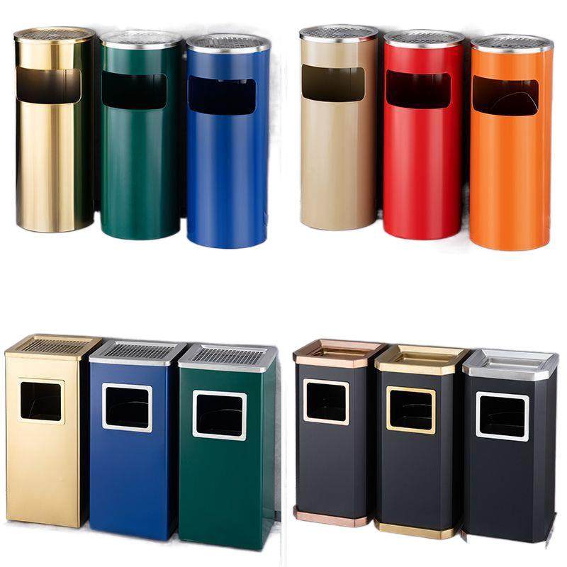 大容量方形商用创意翻盖垃圾桶大厅酒店分类大号带盖不锈钢垃圾桶,淘宝优惠券,粉丝福利购,淘宝优惠卷