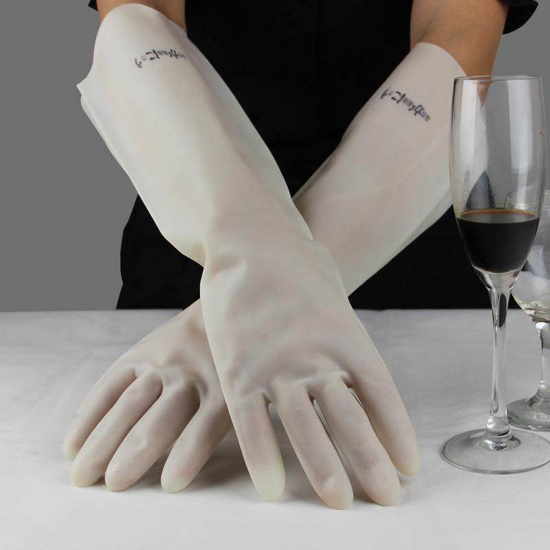 c^丁腈橡胶手套耐磨长款耐用耐酸碱高温家务洗衣饭店刷碗洗碗手套,淘宝优惠券,粉丝福利购,淘宝优惠卷