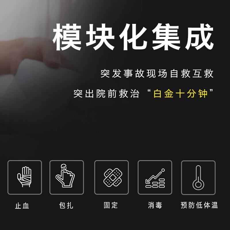华诺救生 车载急救包基础款 户外急救包应急包救援培训止血包扎