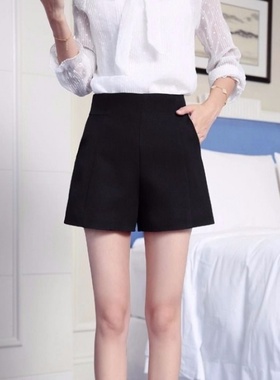 极速Women Shorts Spring Summer Casual HighM Waist A-line Sho