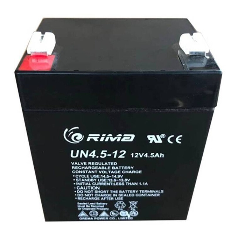 瑞玛RIMA免维护UN4.5-12蓄电池12V4.5AH精密仪器安防电瓶备用电源 - 图1