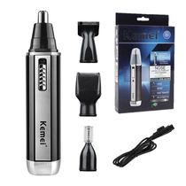 Kemei Electric Nose Hair Trimmer For Men and Women Ear Neck