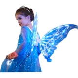 Электрические светящиеся крылья бабочки национальный прилив третий генерация Backdoor переместит мечту эльфийские девочки Дети Дети Игрушка Девушки Девушки